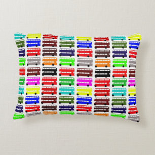 Kids London Buss Art/Design Fabric (Pillow) Prydnadskudde