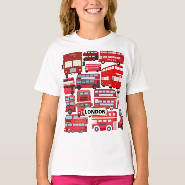 Kids London Buss T-shirt (Framsida)