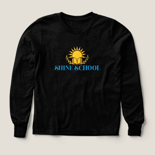 kids long sleeve color logo t shirt (Design framsida)