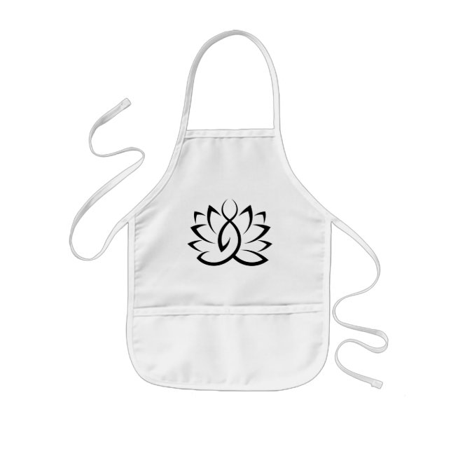 Kids Lotus Apron Barnförkläde (Framsidan)