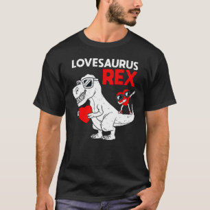 Kids Lovesaurus Rex Dab Heart Dino Småbarn Boys Va T Shirt