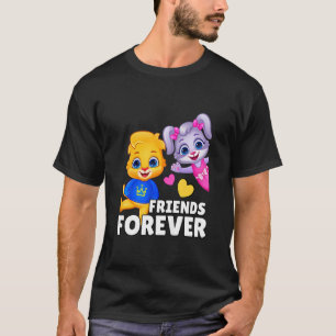Kids Lucas och Ruby Friends Forever Kids Best Frie T Shirt