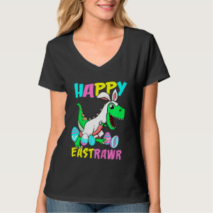 Kids Lycklig Eastrawr T Rex Dinosaur Småbarn Boys  Shirt