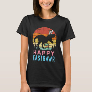 Kids Lycklig Eastrawr Trex Retro Påsk Dinosaur Boy T Shirt