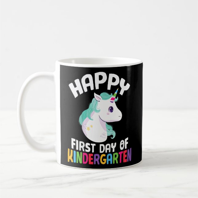 Kids Lycklig första dagen i Kindergarten Kaffemugg (Vänster)