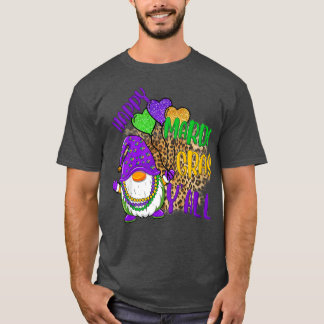 Kids Lycklig Mardi Gras Yall För barn med cute Gno T Shirt
