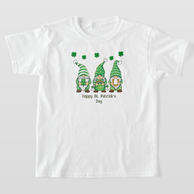 Kids Lycklig St. Patrick's Day T-Shirt (Laydown)