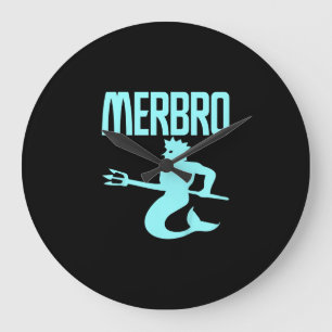 Kids Majestic Merbro Swimming Merman Design Stor Klocka
