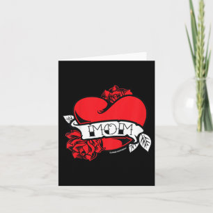 Kids Mamma Heart Tattoo Kort