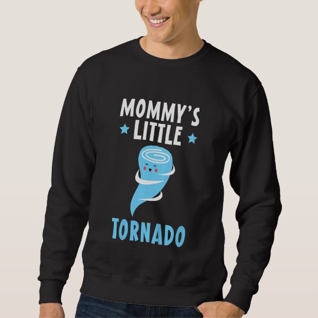 Kids Mamma Little Tornado Future Meteorolog M Lång Ärmad Tröja (Framsida)
