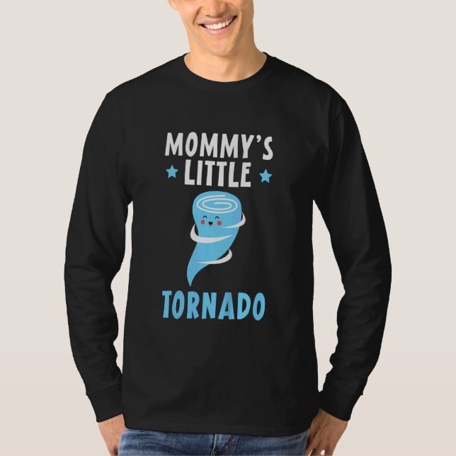 Kids Mamma Little Tornado Future Meteorolog M T Shirt (Framsida)