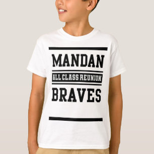Kids Mandan braves All Class Reunion T-shirt