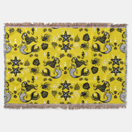 Kids Mermaid Yellow Beach Filt