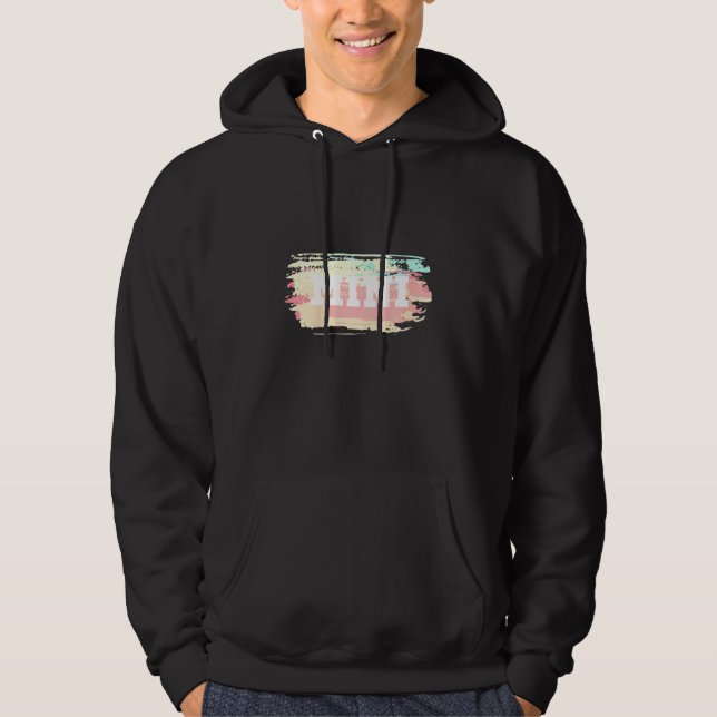 Kids Mini Pastel Tie Dye Hoodie (Framsida)