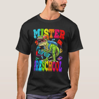 Kids Mister Preschool, Monster Lastbil Dinosaur T Shirt