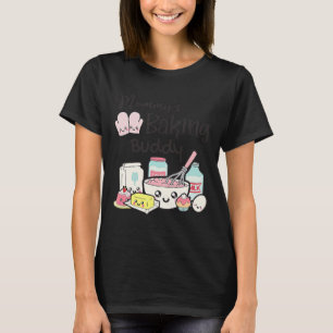 Kids Mommys Baking Buddy Baking Älskare Baker Baby T Shirt