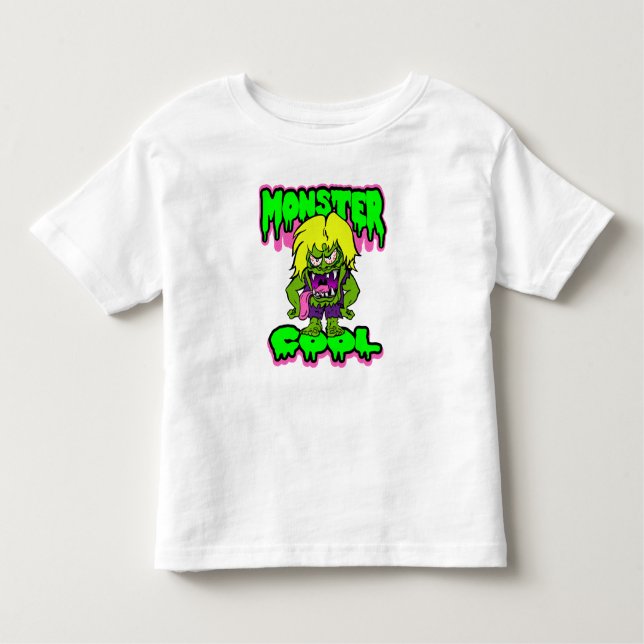 Kids Monster Coola T Shirt (Framsida)