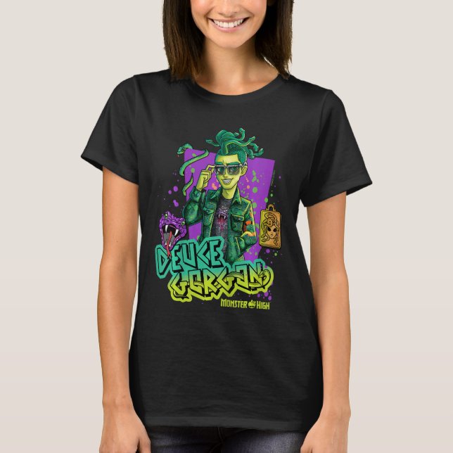 Kids Monster High Deuce Gorgon T Shirt (Framsida)