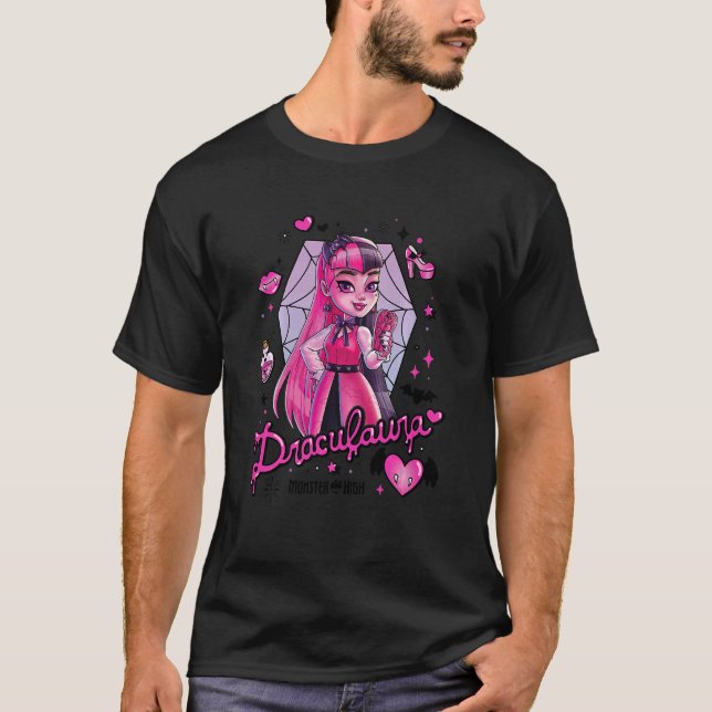 Kids Monster High Draculara T Shirt (Framsida)