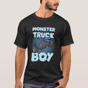 Kids Monster Lastbil Boy for Boys Coola Roligt Mon T Shirt