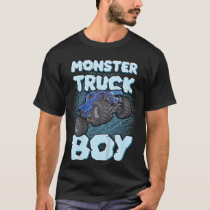 Kids Monster Lastbil Boy for Boys Roligt Coola Mon T Shirt
