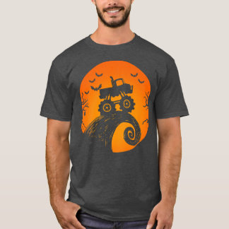 Kids Monster Lastbil Fladdermus Småbarn Boys Hallo T Shirt