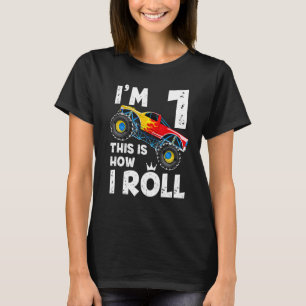 Kids Monster Lastbil IIm 1 Så här rullar jag T Shirt