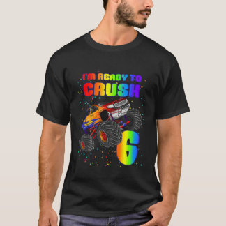 Kids Monster Lastbil.. Jag är Redo att krossa sex  T Shirt
