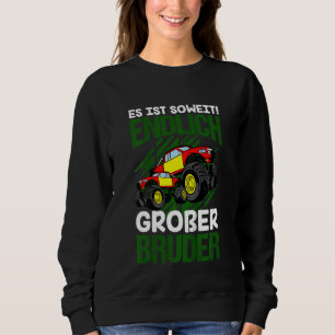 Kids Monster Lastbil, sista storebror för pojken T Shirt