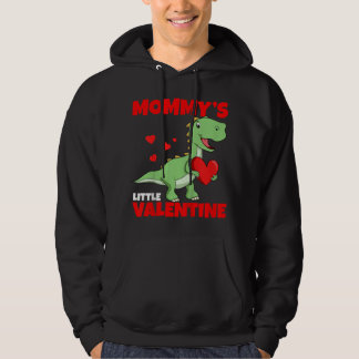 Kids Mor Valentines day Mamma, lilla Valentin Hoodie
