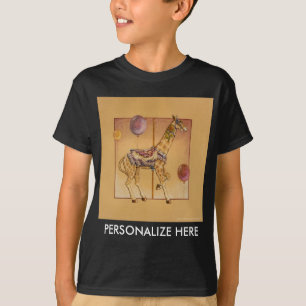 Kids Mörk Tees - Carousel Giraffe T Shirt