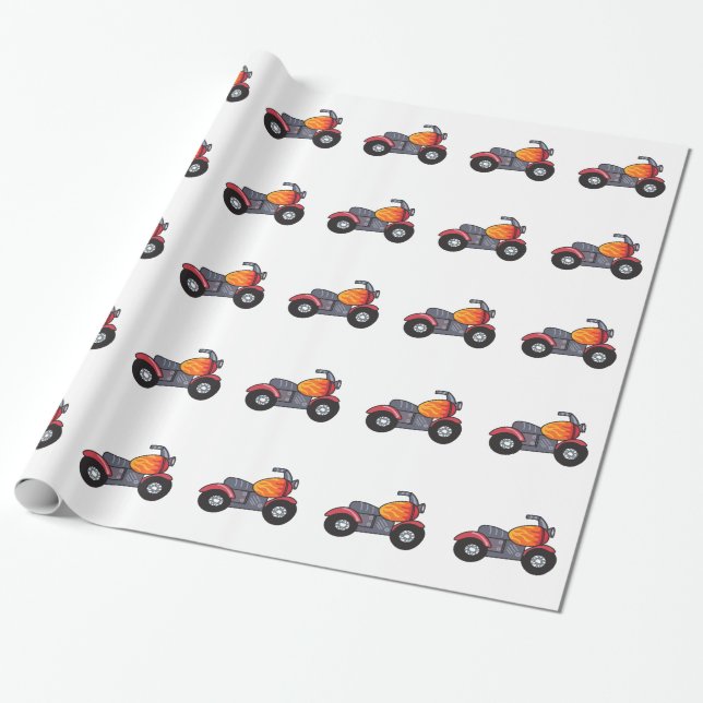 KIDS MOTORCYCLE PRESENTPAPPER (Utrullad)