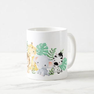 Kids Mugg Födelsedagsfest Watercolor Animal