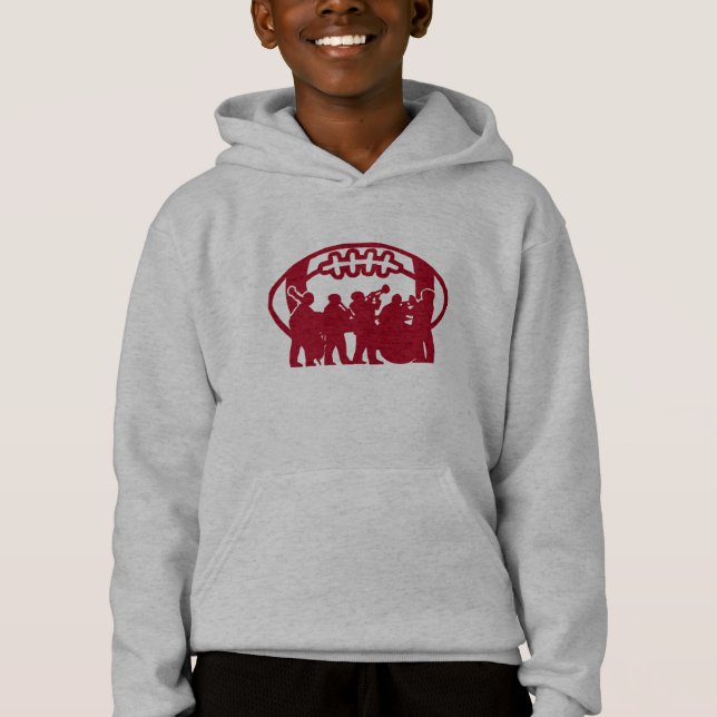 Kid's Musical Band Hoody T Shirt (Framsida)