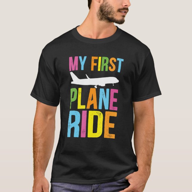 Kids My First Plane Ride My First Plane Ride Kids  T Shirt (Framsida)