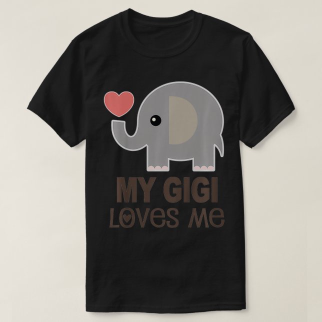 Kids My Gigi Loves Me  T Shirt (Design framsida)