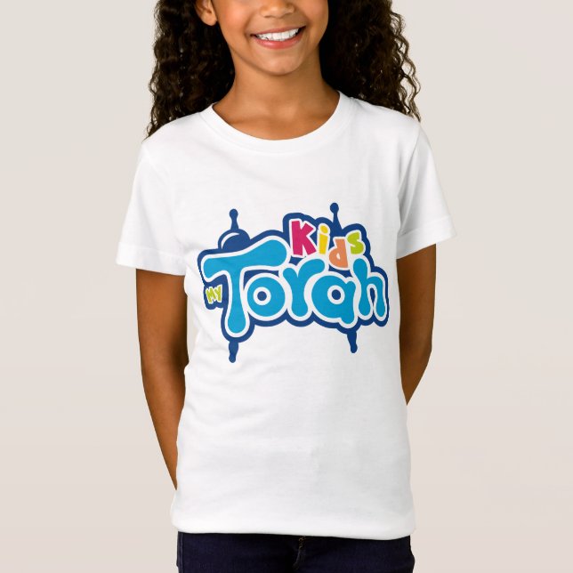 Kids n Torah - T-shirt Graphique Amusant et Fidèle (Framsida)