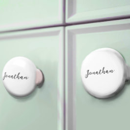 Kid's Name Ceramic Knob Knopp