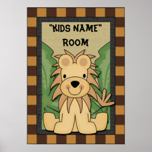 Kids namn-rummet poster Lejont