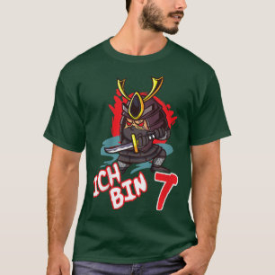 Kids Ninja Barns sjunde födelsedagstjocklek Sam T Shirt