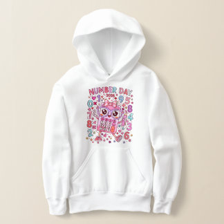 Kids Number Day Hoodie | Colourful Maths Numbers T Shirt