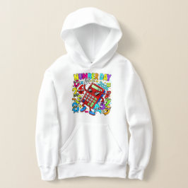 Kids Number Day Maths Hoodie | Grundskola UK T Shirt