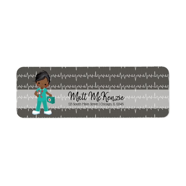 Kids Nurse Returadress Etikett (Framsidan)