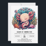 Kids Ocean Äventyr Axolotl Birthday Inbjudningar<br><div class="desc">Blev på ett spännande hav äventyr med vår inbjudan till Kids Ocean Äventyr Axolotl Birthday. Detta inbjuder unga utforskare från inbjudan att dyka djupt i havet, där lekfulla axolotser väntar mitt i en värld av underverk. Den livliga färg och den trevliga utformningen skapar en trevlig atmosfär, perfekt för en födelsedagsfest...</div>