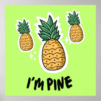 Kids och Nursery jag är Gräs Wall Art Poster