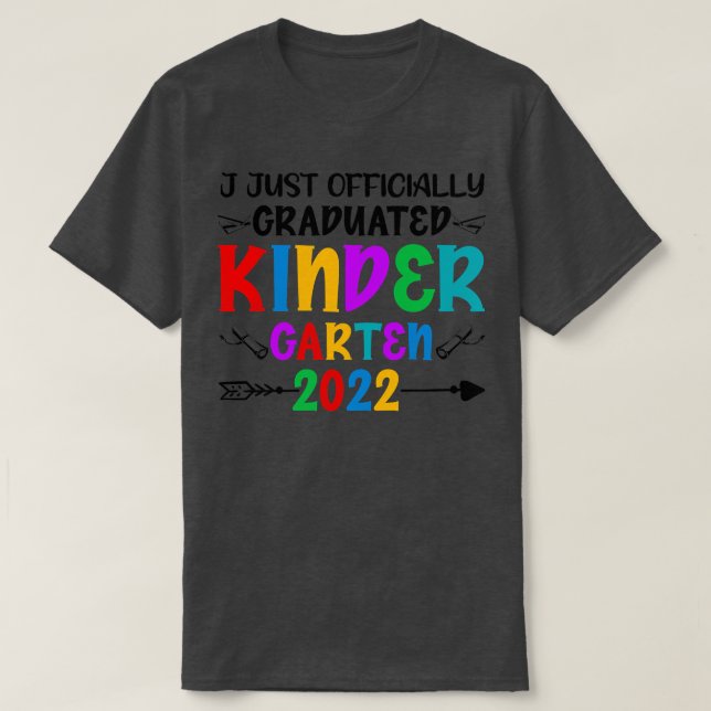 Kids Officially Graduated Kindergarten Class Of 20 T Shirt (Design framsida)