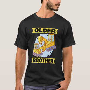 Kids Older Brother 2023 Digger Excavator Dredger T Shirt