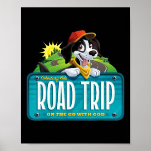 Kids On The Go kristna Vbs 2025 Road Trip Celebr Poster