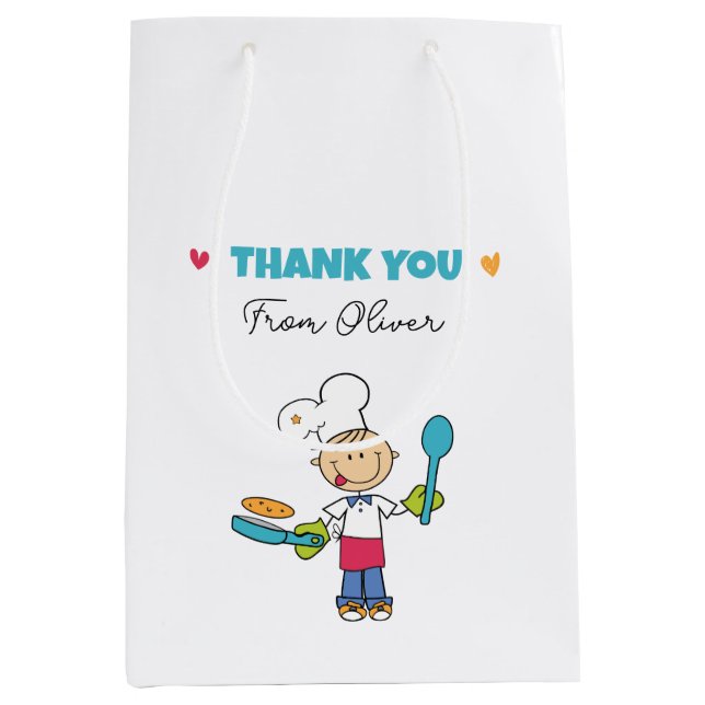 Kids’ Pancake Birthday Gift Bag – Little Chef Them (Framsidan)