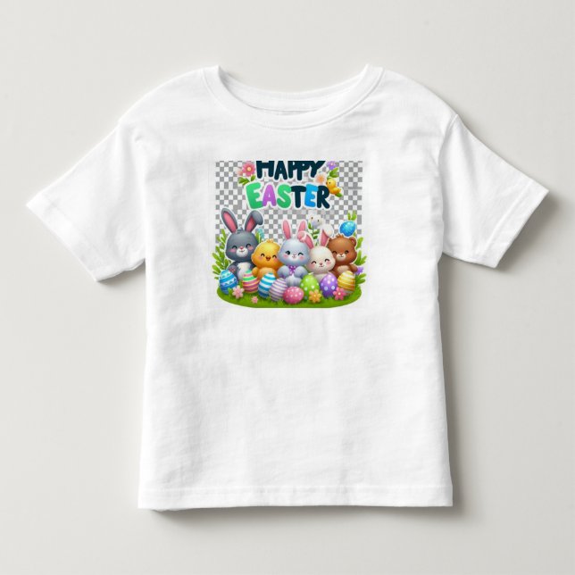 Kids Påsk Firande T Shirt (Framsida)